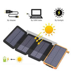 Xiaomi 200000mAH Solar Power Bank Folding Solar Panels 5V 2A USB Output Portable Outdoor Camping Sun Power For IPhone Android