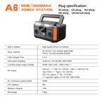 3000W Portable Power Stations Lifepo4 Battery Camping Outdoor Power Supply 5376wh Energy Storage 2400W Portable Power Generator