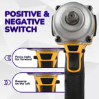 DeWalt DCF900 High Torque Brushless 20V Electric Impact Wrench Powered Electric Durable for Professiona Naked Tool