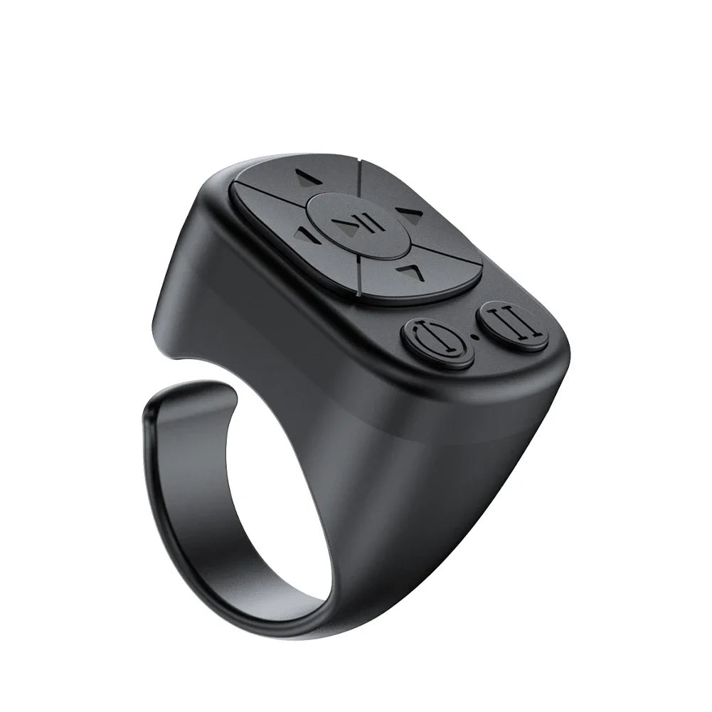 Smart Fingertip Ring Blutooth 5.3 Remote Control Mouse Wireless Mobile Selfie Mice Selfie Video Automatic Page Turner Browsing