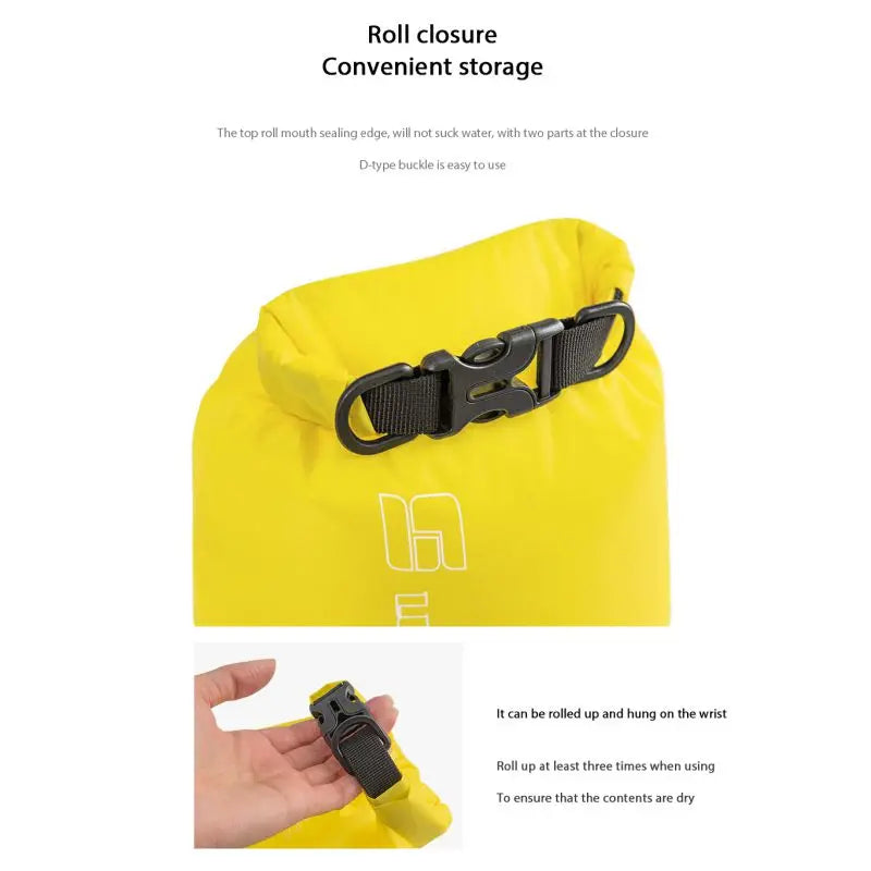 Portable Waterproof Dry Bag Sack Ultralight Drifting Swimming Storage Bag Rafting Kayaking Bag 3/5/8/12/15/25/35/75L