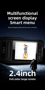 Zello POC Radio 2.4" Android 8.1 Smart Walkie Talkie, 4G SIM/WiFi, 100-Mile Long Range, Bluetooth Handheld Radio