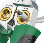 LAOA Electrician's pliers, multi-function wire stripper, 8-in-1 stainless steel needle-nose pliers with electrical measurement