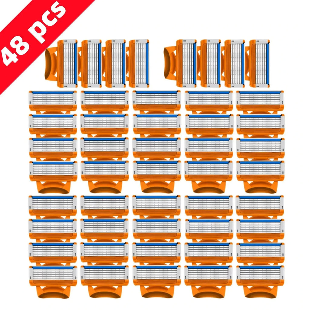 Superduty Razor Fusion 5 Ultra Thin Blade Men's Razor with Sideburn Trimmer Men's Facial Trimmer Safe Sharp 5-layer razor