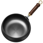Hot selling iron pot, big belly pot, handmade forging small wok, mini small iron pot, uncoated and non stick household wok