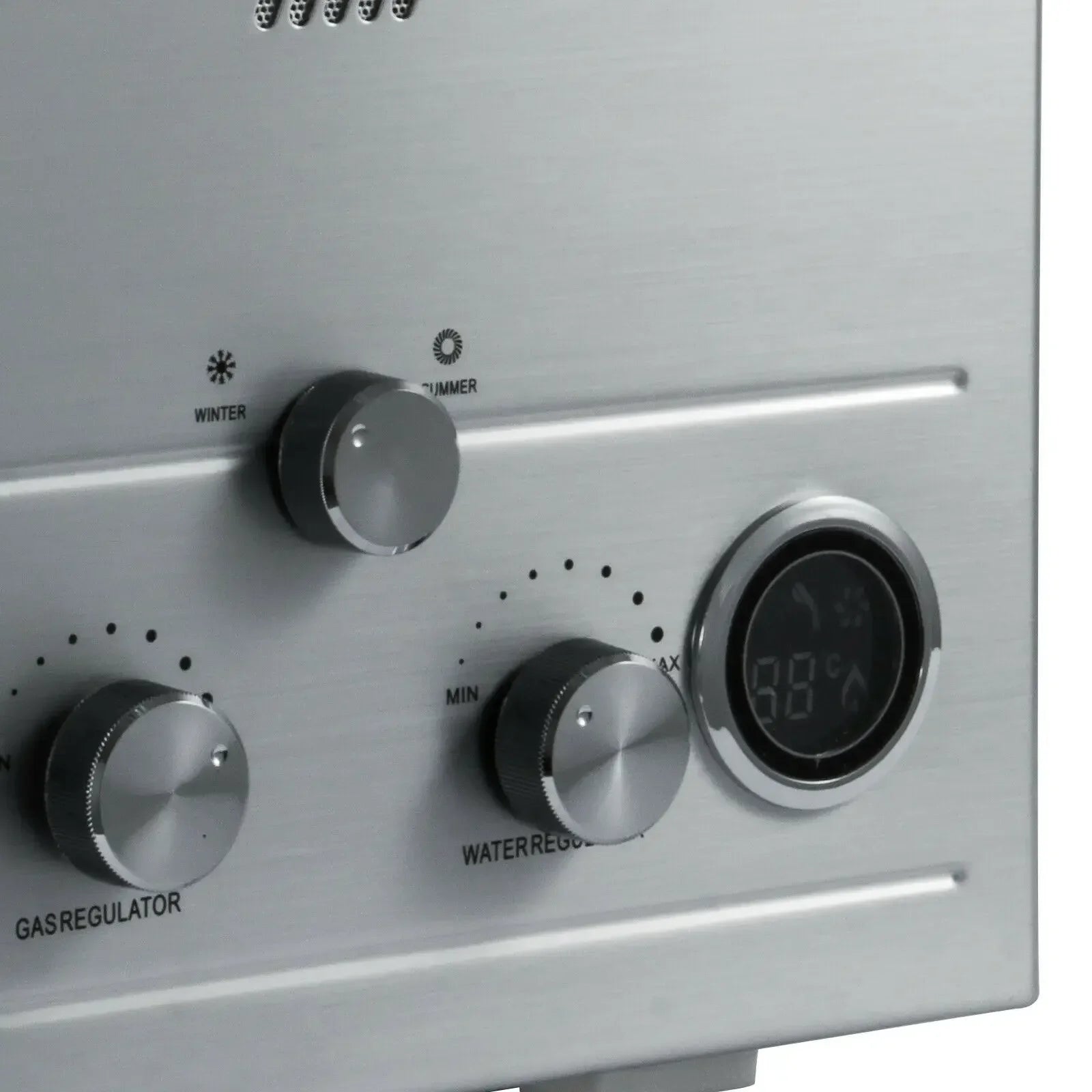 VEVOR 6L 8L 10L 12L 16L 18L LPG Portable Instand Water Heater Propane Gas LPG Wall-Mounted Tankless Water Heater Digital Display