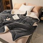 Super Soft Imitation Lambswool Blanket Autumn Winter Double Queen Blankets High Quality Comfortable Milk Fleece Sofa Blanket