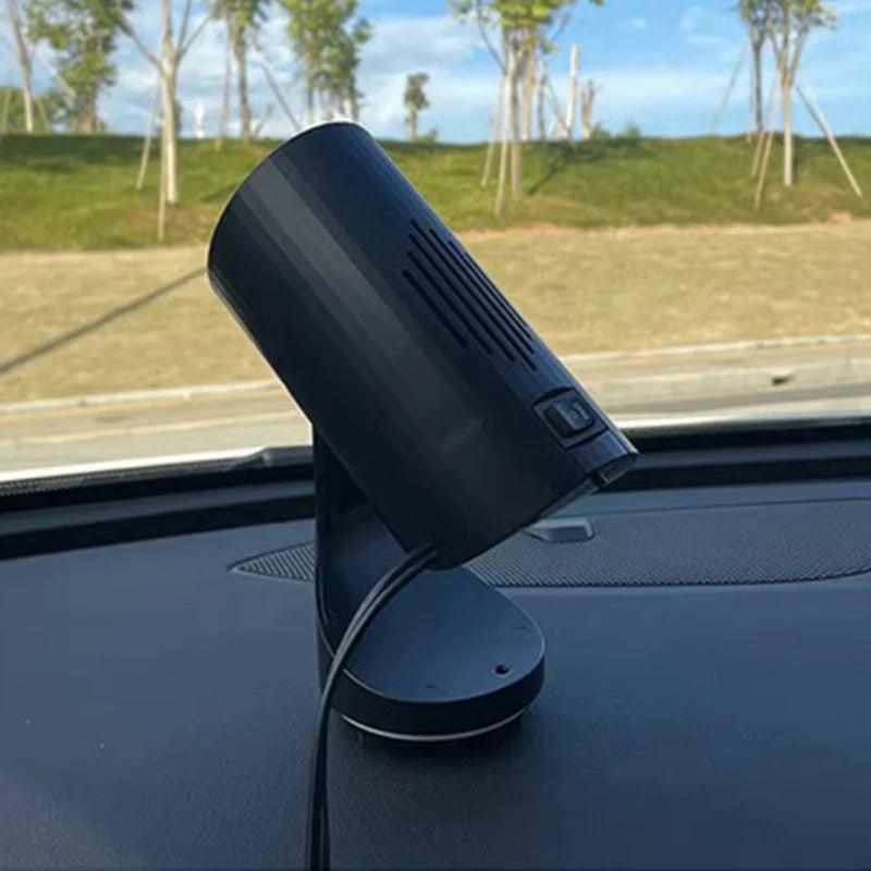 Eary 12V 24V 360°Rotate Car Heater 150W Windshield Defogger Defroster for Winter 2 in 1 Fast Heating & Cooling Fan for Car Sedan