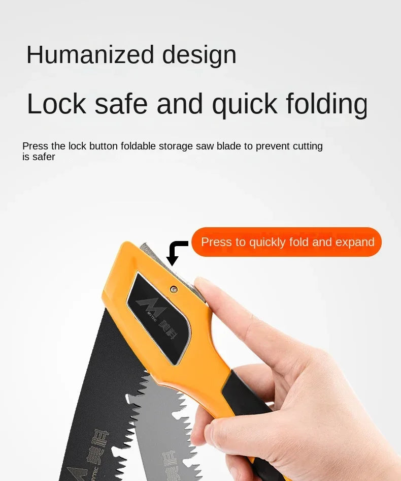 Japanese TOOL Folding Hand Saw Compact Design Hand Saw for Trees for Camping Pruning Saw with Hard Teeth Hacksaw Garden Pruning