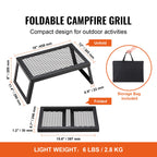 SucceBuy 18/24in Barbecue Charcoal Grill Outdoor Home Appliance for Outdoor Cooking Camping Picnics Beach
