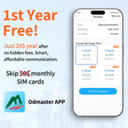 TIDRADIO TD-M15 Global signal POC Radio with 1 Year Sim Card Walkie Talkie Long Range 4G 5000 Miles for Hiking and Camping