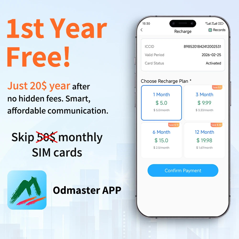 TIDRADIO TD-M15 Global signal POC Radio with 1 Year Sim Card Walkie Talkie Long Range 4G 5000 Miles for Hiking and Camping