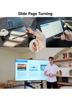 Ring Mouse Rechargeable Mini Light Weight Bluetooth 2.4G Dual-mode Wide Compatible Remote Control Selfie Scan Short Video Speech