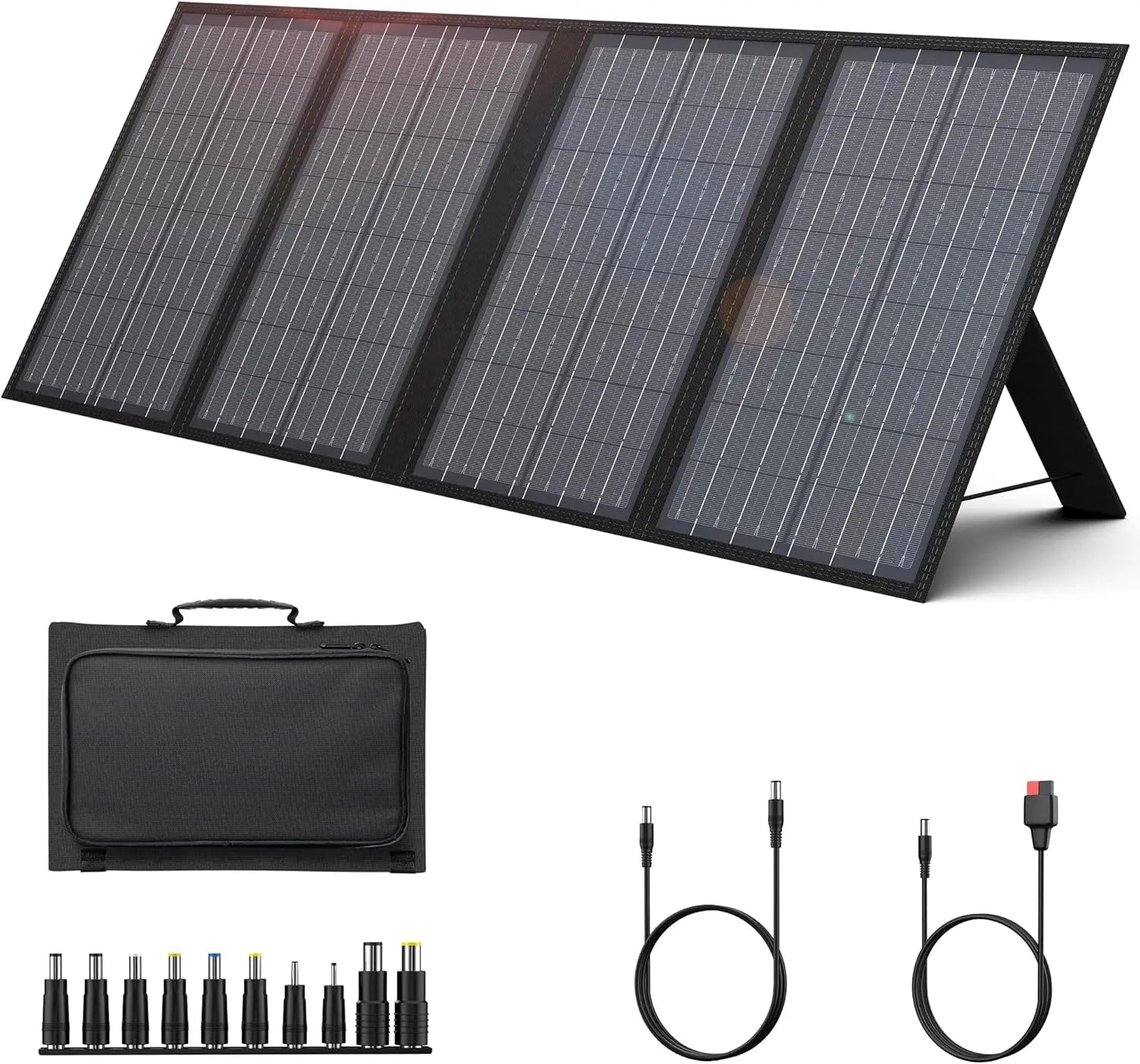 SinKeu Foldable Solar Panel 100W/60W/40W Portable Waterproof Solar Charger with USB DC Output for Power Station Solar Generator