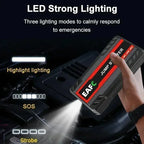 Hot 2000A/1200A Portable Car Jump Starter Power Bank Car Booster Charger 12V Starting Device Petrol Diesel Car Emergency Booster