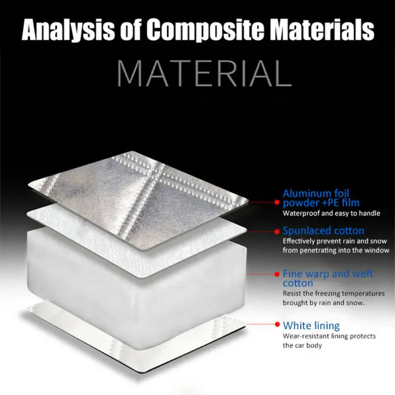 Magnetic Car Front Windshield Cover Automobile Sunshade Cover Winter Ice Frost Guard Sun Shade Protector Waterproof Car Cover