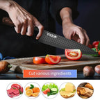6pcs High Carbon Stainless Steel Knives Handmade Forged Cleaver Chef Butcher Kitchen Knife Wood Handle Chef Knife Cooking Tool