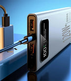 VIVO 120W Power Bank Super Fast Charging 200000mAh Large Capacity Portable External Battery For Mobile Power Bank For IPhone