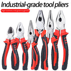 3-Piece Set of Wire Pliers, Diagonal Nose Pliers, Needle Nose Pliers, Industrial Grade Preferred Pliers, Durable Chromium Vanadium Steel, Suitable for Wire Cutting, Screwdriver, Etc