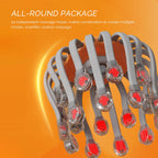 24Massage Heads Electric Scalp Massager Red Light Vibrator Octopus Head Scratcher For Relaxation Stress Migraine