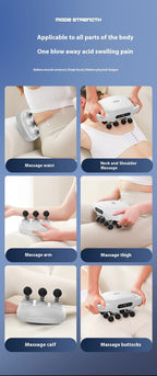 High-Frequency Vibration Full-Bbody Massage Gun Back, Waist, Neck and Shoulder Massager muscle Massager 12/16-Head fascia Gun