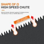 AIRAJ Folding Saw Woodworking Folding hacksaw Multifunction Cutting Wood Sharp Camping Garden Prunch Saw Tree Chopper Knife Hand