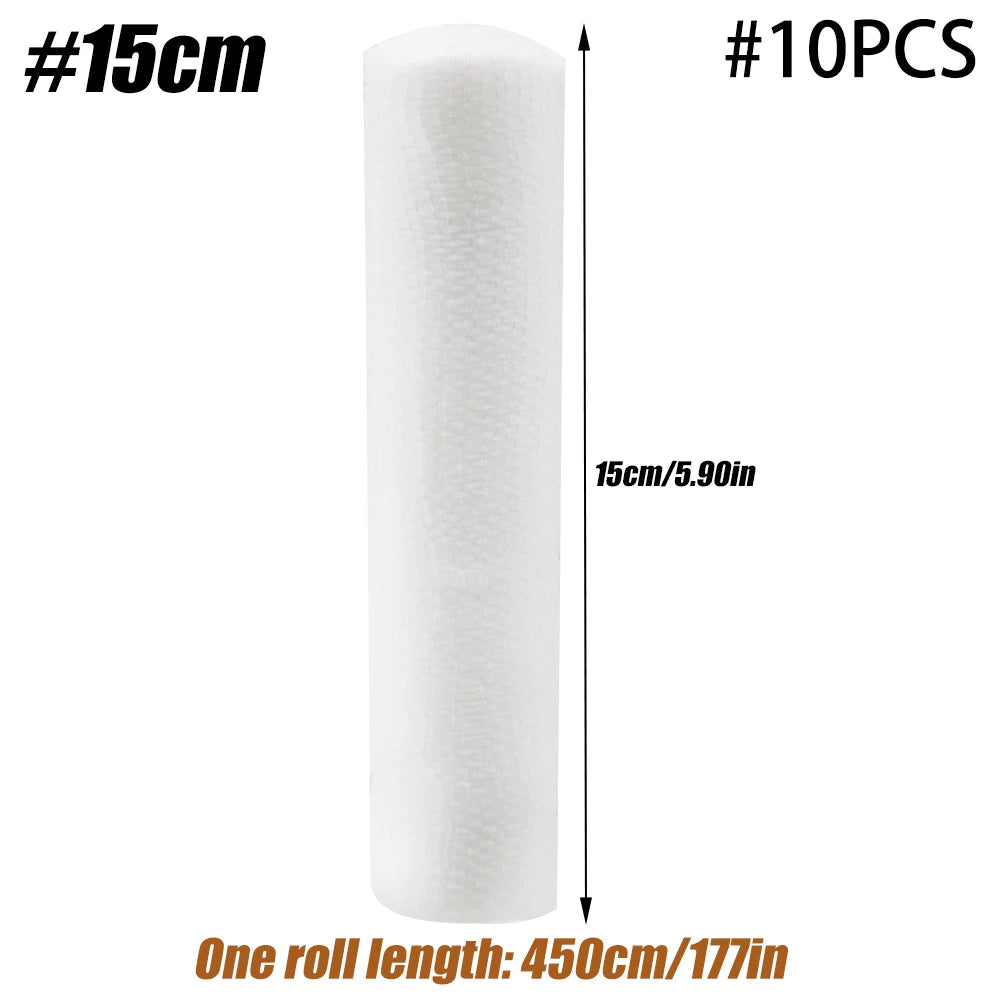 10 Rolls Gauze Bandage Roll with Tape - White Gauze Wrap Breathable Gauze Wrap Used for First Aid Wound Care & Medical Supplies