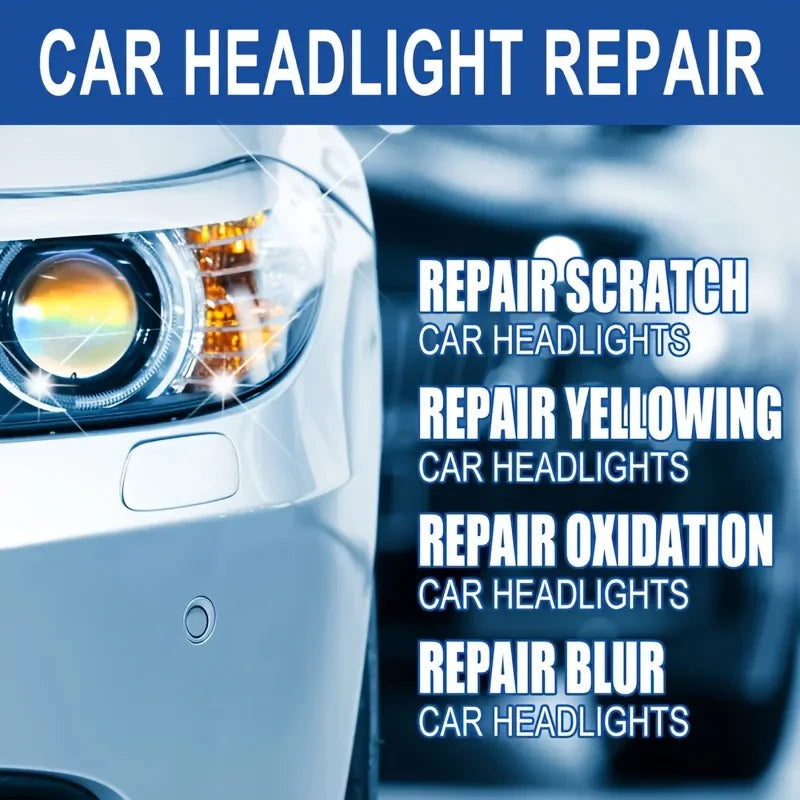 Car headlight repair liquid, antioxidant/polishing agent, remove scratches, brighten the headlights, nourish the headlights