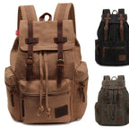 Vintage Canvas Backpack Unisex Trendy Practical Classic Canvas Durable