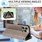 Embossed Zipper Leather Case for Samsung GalaxyS25Ultra S24 S23 S22 S21 S20 S10 S9 S8 Plus FE M33 NOTE10 Series Wallet Cover