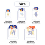 Super Soft Imitation Lambswool Blanket Autumn Winter Double Queen Blankets High Quality Comfortable Milk Fleece Sofa Blanket