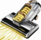 Mattress Vacuum BED CLEANER with UV-C LIGHT, 14kPa Suction, DUAL FILTERS & Dual Rollers, Furniture Handheld Vacuum