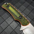 Fixed Blade Hunter Knife with Kydex Sheath G10 Handle Survival Camping Small Multitools Knife