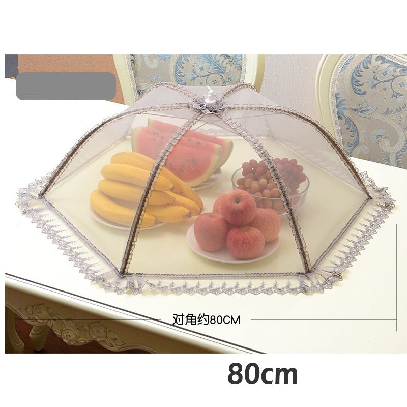 New Umbrella Style Food Covers Anti Fly Mosquito Meal Cover Lace Table Large Table Cover Home Gadgets