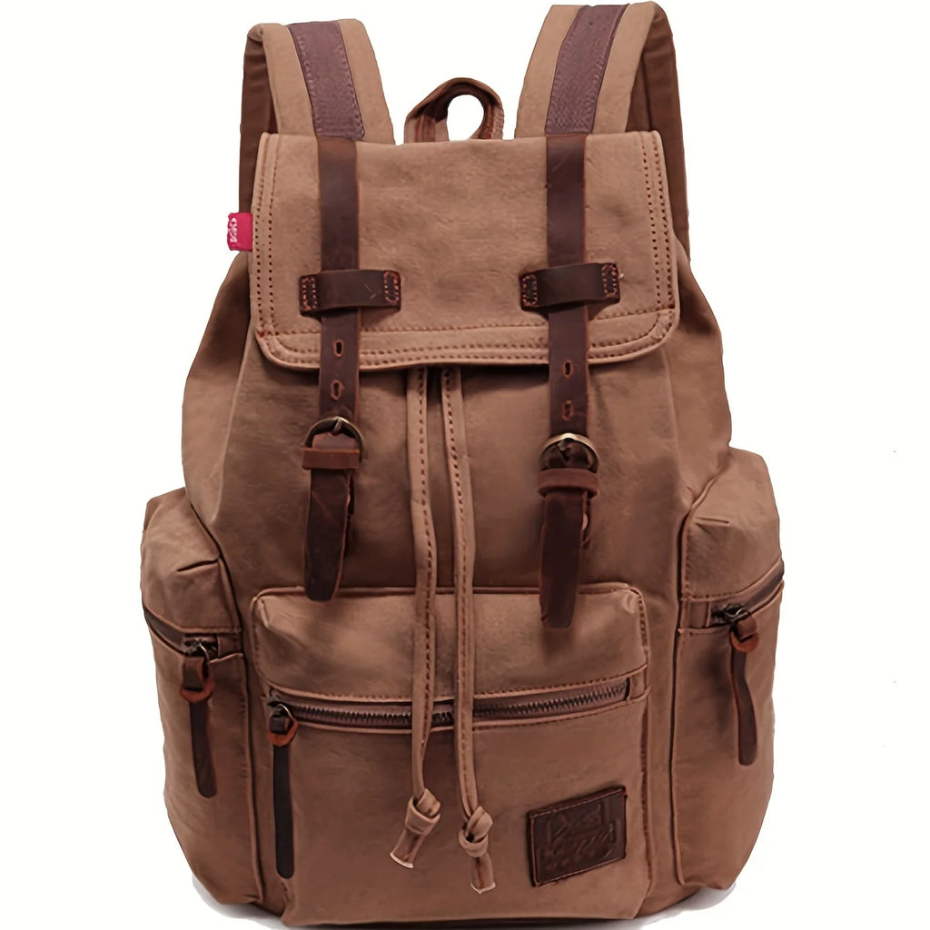 Vintage Canvas Backpack Unisex Trendy Practical Classic Canvas Durable
