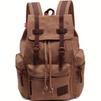 Vintage Canvas Backpack Unisex Trendy Practical Classic Canvas Durable