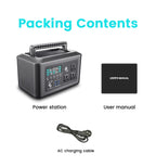 2600W 1800W 500W Portable Power Station 1024wh 345wh Lifepo4 Battery Powerful Power Bank Solar Generator Emergency Power Supply