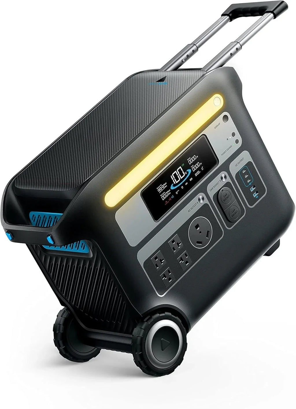 F2000 Portable Power Station, PowerHouse 767, 2400W Solar Generator, GaNPrime Battery Generators for Home Use