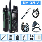 DMR GPS 10W DM-32UV BAOFENG DM32 Walkie Talkie Multi Band TDMR Dual Time Slot Wireless Copy Frequency Type-C AM/FM Two Way Radio