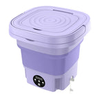 8L Portable Folding Washing Machine Bucket for Clothes Socks Underwear Cleaning Washer Portable Small Travel Washing Machine