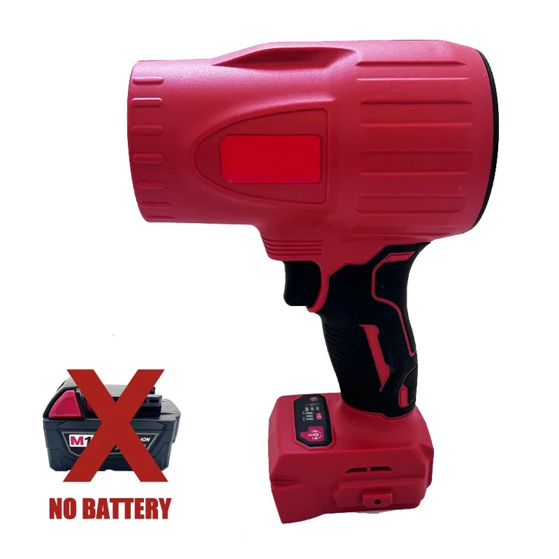 30000RPM Brushless Air Blower Cordless Turbo Fan Handheld Violent Fan Dryer Fit Milwaukee 20V Rechargeable Dust Blowing Tool