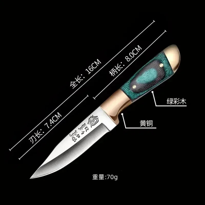 10pcs Boning Knife Meat Cleaver Stainless Steel Kitchen Mongolian Hand Meat Knife Roasted Whole Lamb Steak Knife with Cover