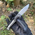 Micro Folding 135 Pocket Knife 8CR13 Blade Aluminium Alloy Handle Wilderness Camping Survial Knife EDC Tools Gift Knives for Men