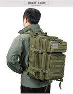 Outdoor Tactical Backpacks 45L Large Capacity Man 3 Days Molle Assault Bags For Outdoor Trekking Camping Backpack