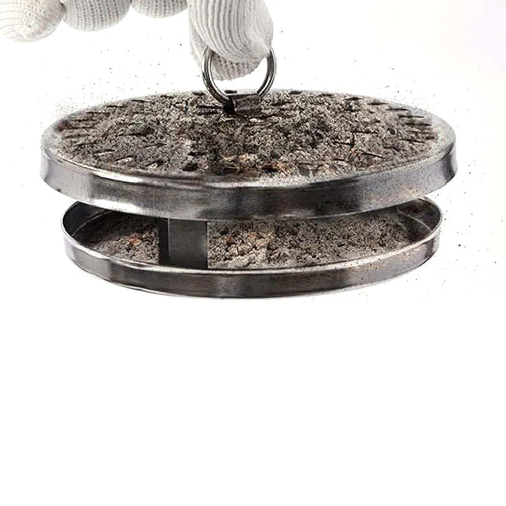 Smokeless Tabletop Fire Pit Stainless Steel Indoor Outdoor Table Top Firepit Portable Mini Stove for Outside Patio Camping
