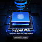 Zello POC Radio 2.4" Android 8.1 Smart Walkie Talkie, 4G SIM/WiFi, 100-Mile Long Range, Bluetooth Handheld Radio