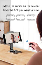 Wireless Bluetooth Ring Mouse With Touch Screen Remote Control Lightweight Tiktok YouTube Mini Air Mice For iOS Android Tablet