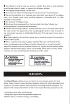 2500W High And Temperature Handheld Steam Cleaners Air Conditioner Kitchen Hood Car Steam Clean Machine Floor and More Cleaning