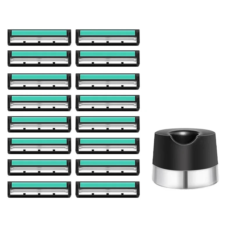 Gillette 2-layer Razor Blade for Vector 2 Razor Refills Set 16pcs Multiple Sets To Choose