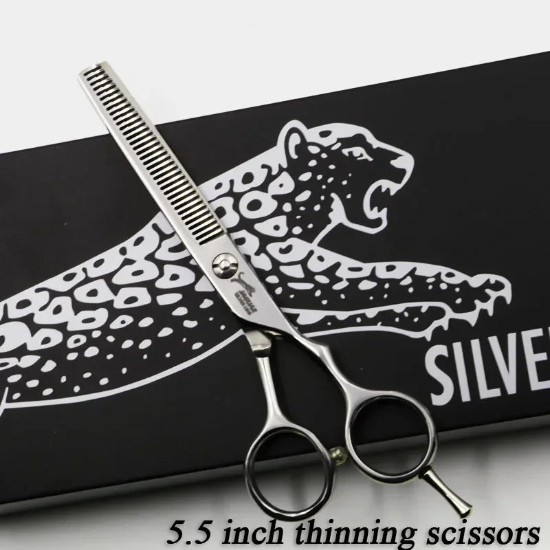 5"/5.5"/6"/6.5" Hair Scissors Professional Hairdressing Scissors Set Cutting+Thinning Barber Shears High Quality